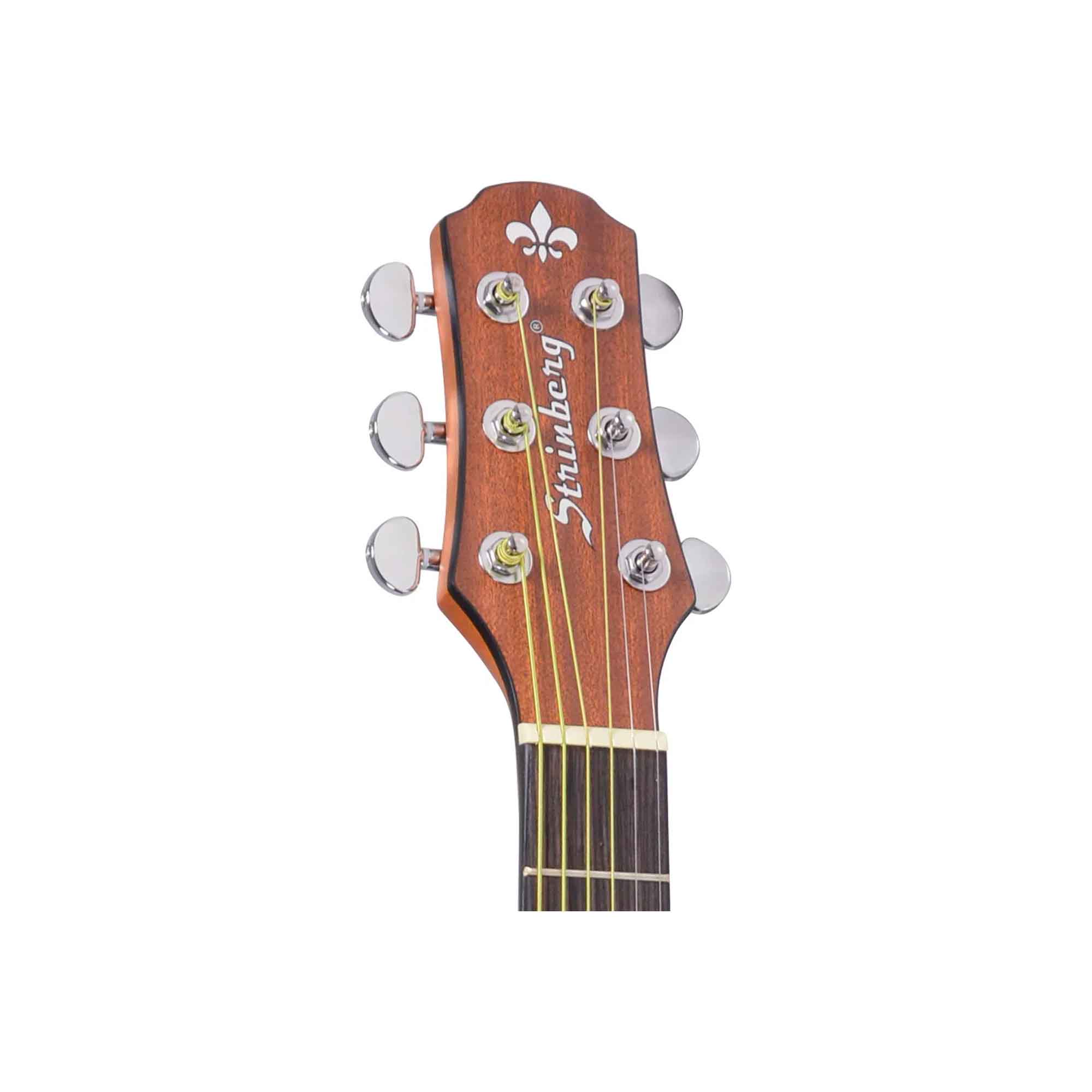 Guitarra Electroacustica 39" Cutway Color Natural Strinberg - Imagen 3