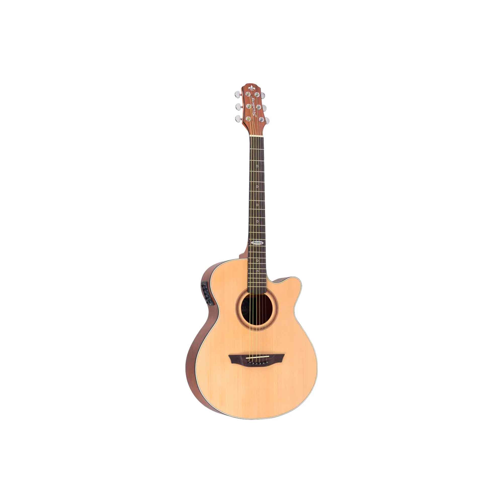 Guitarra Electroacustica 39" Cutway Color Natural Strinberg