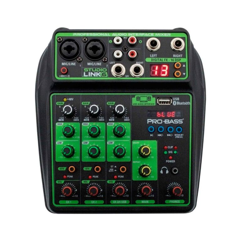 Consola Pasiva 6 Canales USB/BT/Interfaz Probass - Electrónica Japonesa