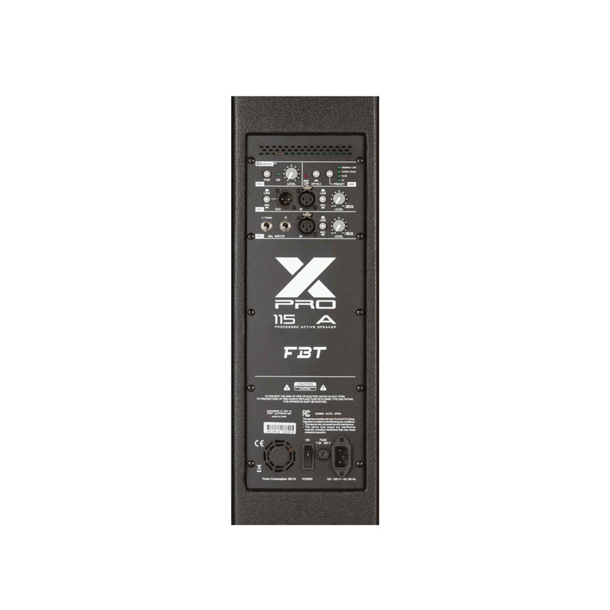 Bafle amplificado 15" 1500W con bluetooth serie X-PRO FBT - Imagen 2